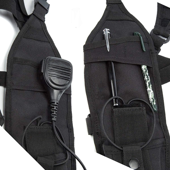 Universal Double Radio Shoulder Harness Holster
