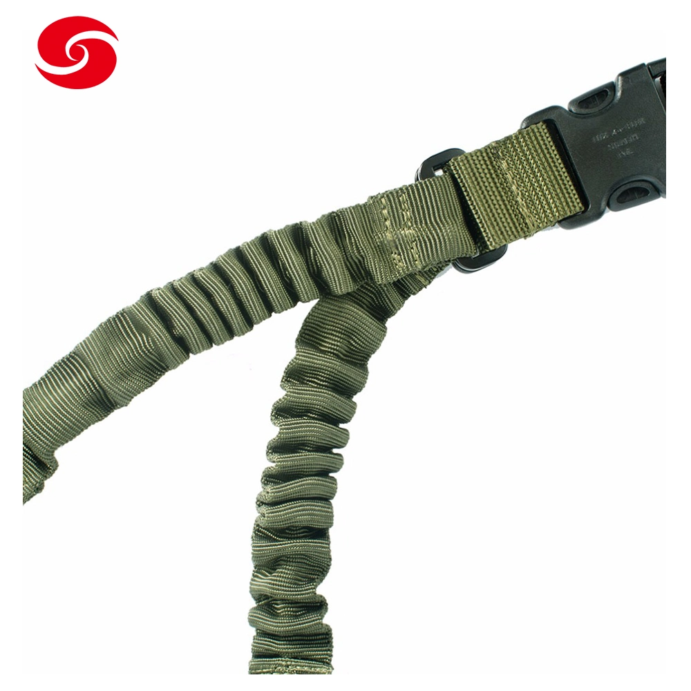 Adjustable Tactical Gun Sling Belt Single Point 1000d Heavy Duty Mount Bungee Military Sling