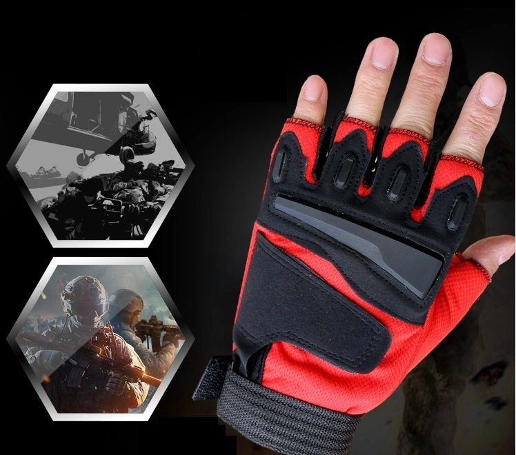 Half Finger High Quality Fashion Wholesale Custom Men Sports Fitness Boxing Motorcycle Tactical Gloves