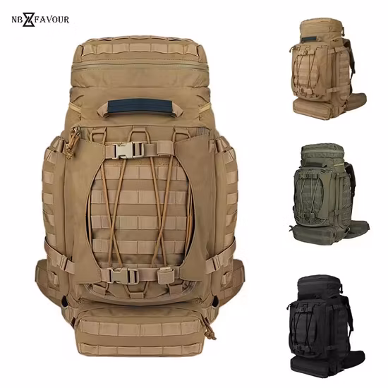 Zaino da trekking per uomo tattico militare impermeabile personalizzato da campeggio per escursionismo