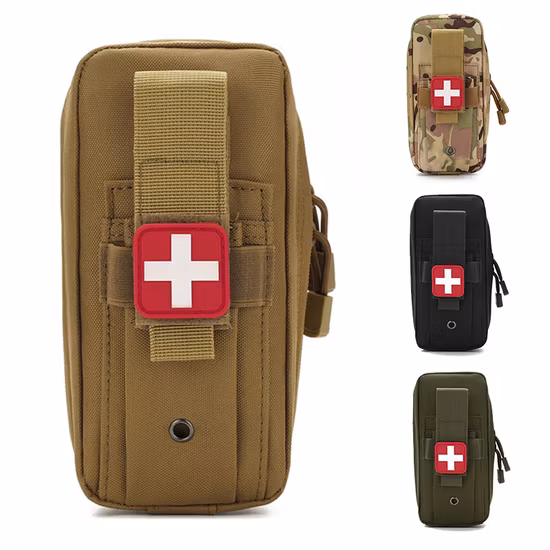 Kit di pronto soccorso medico portatile multifunzione tattico Molle Camouflage