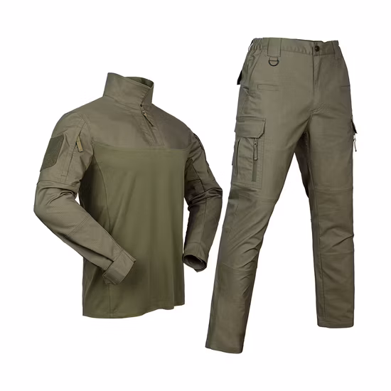 Abbigliamento tattico protettivo traspirante Tuta da combattimento uniforme multicolore da rana